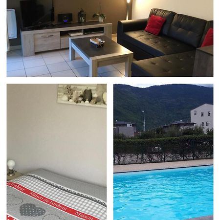 L Edelweiss Et Sa Piscine Apartment อัลแบร์วิลล์ ภายนอก รูปภาพ
